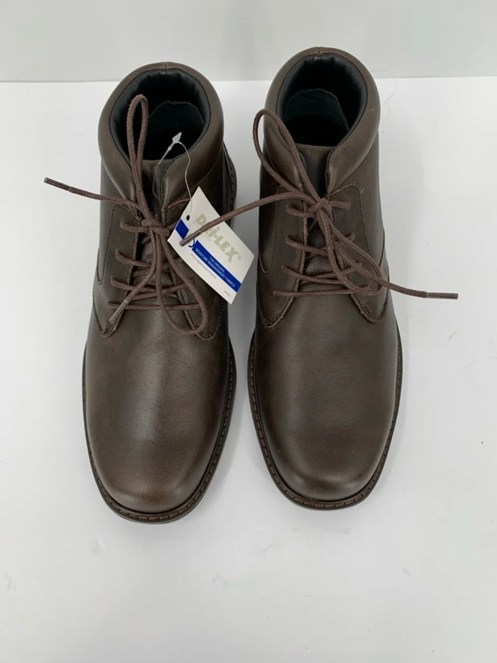 Drew Bronx Chukka ankle boots shoe dark brown leather new 9 EXTRA WIDE EEEE 4E